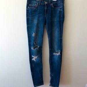 Zara Distressed Jeans size 2
